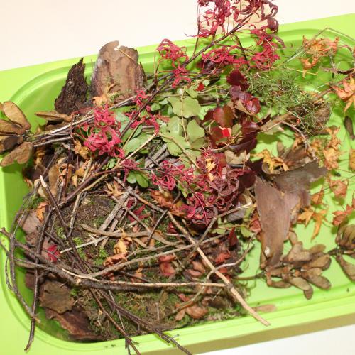 Basteln mit Herbstmaterialien