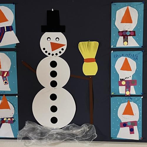 unser Schneemann - Gruppe Mondschaukel