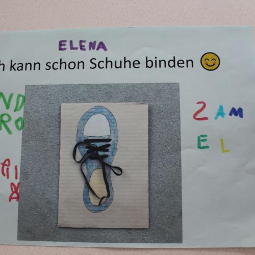 Schuhe binden