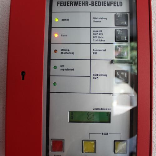Brandalarm-Übung