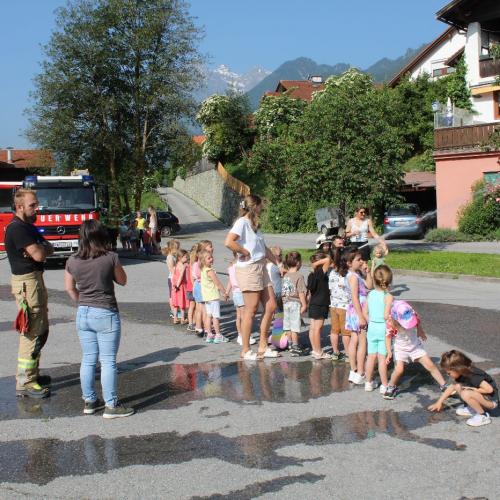 Brandalarm-Übung