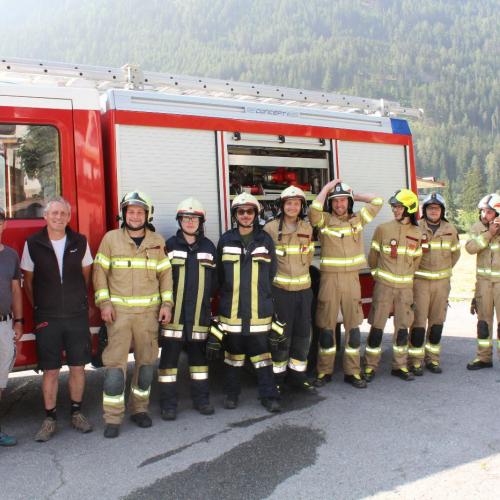 Brandalarm-Übung