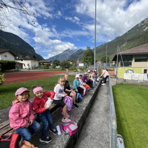 Ausflug zum Sportplatz