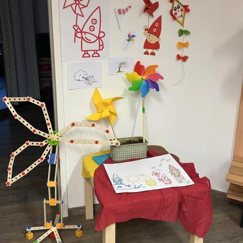 Gestaltung zum Thema Wind