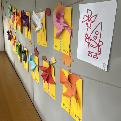 Gestaltung zum Thema Wind