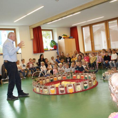 Erntedankfeier im Turnsaal