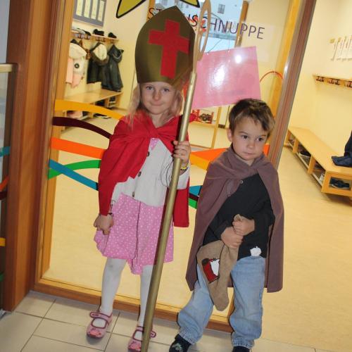 Nikolaus besucht uns im Kindergarten