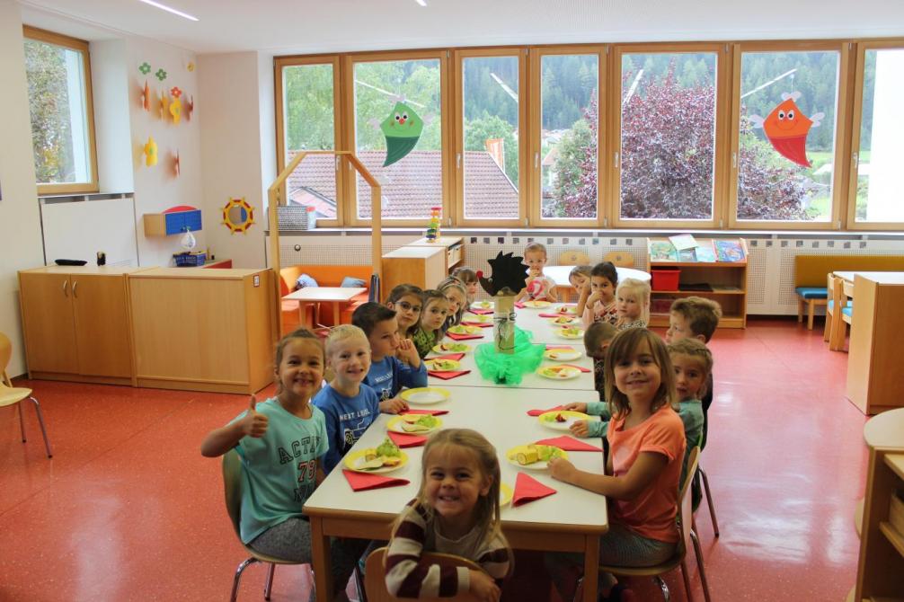 Erntedankjause Gruppe Mondschaukel
