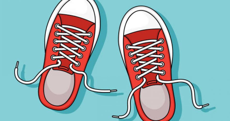 Schuhe binden